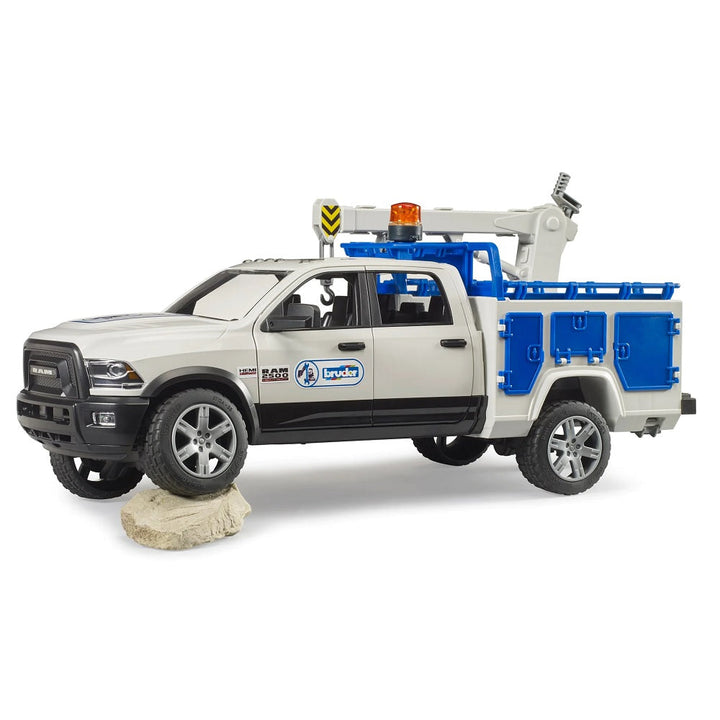 Bruder RAM 2500 Service Truck with Rotating Beacon Light-Toys & Learning-Bruder-031894-babyandme.ca