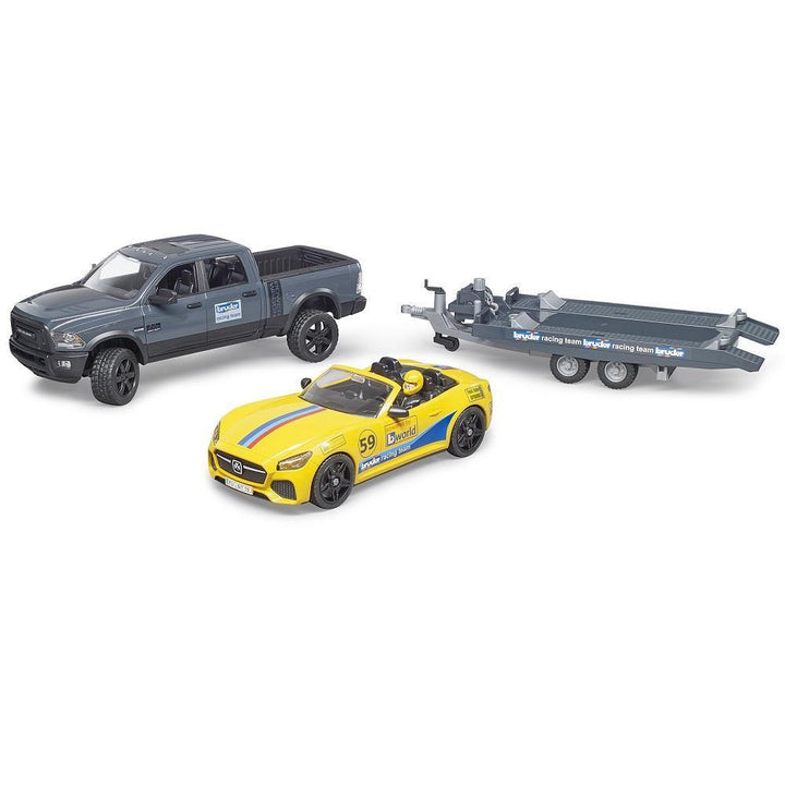 Bruder RAM Power Wagon & Roadster Racing Team - IN STORE PICK UP ONLY-Toys & Learning-Bruder-028498-babyandme.ca