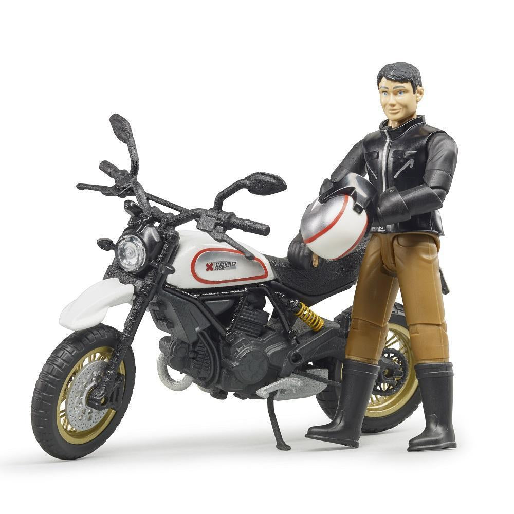 Bruder Scrambler Ducati Desert Sled with Rider-Toys & Learning-Bruder-026092-babyandme.ca