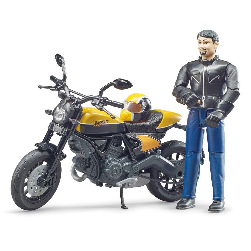 Bruder Scrambler Ducati Full Throttle with Driver-Toys & Learning-Bruder-030249-babyandme.ca