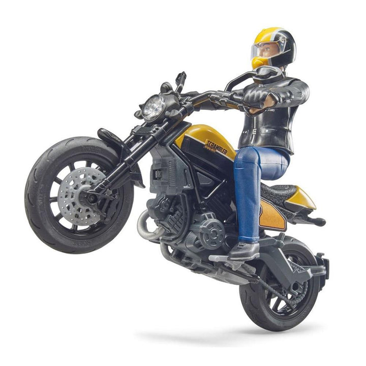 Bruder Scrambler Ducati Full Throttle with Driver-Toys & Learning-Bruder-030249-babyandme.ca