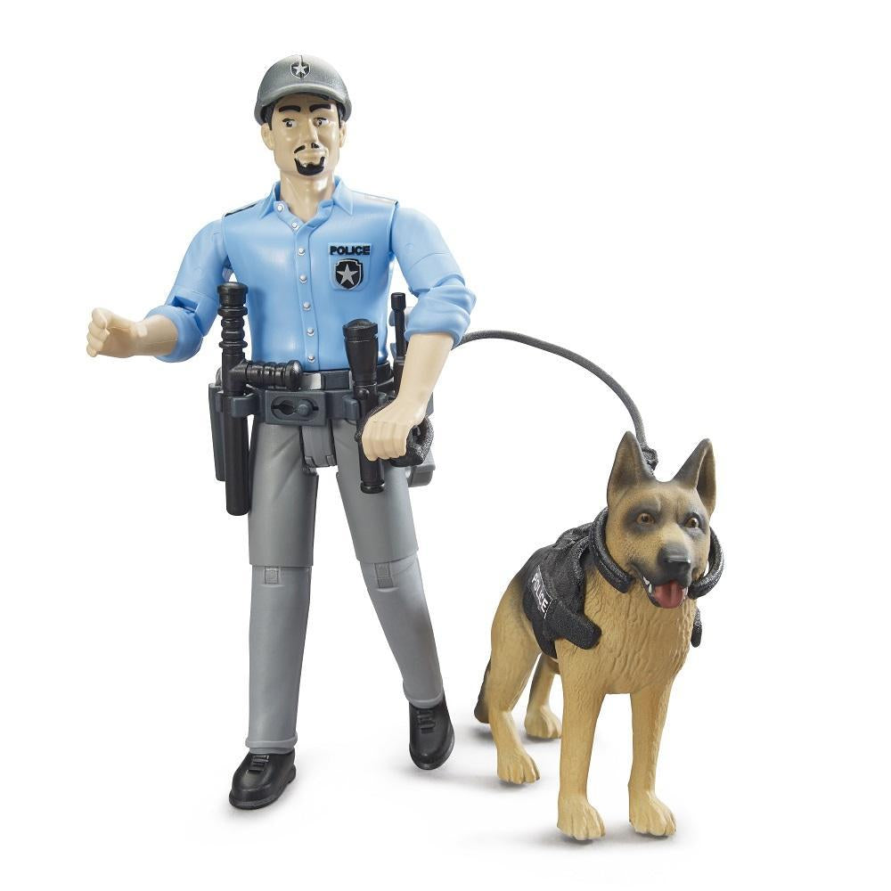 Bruder bWorld Police Officer with Dog-Toys & Learning-Bruder-028003-babyandme.ca