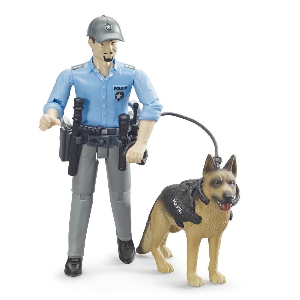 Bruder bWorld Police Officer with Dog-Toys & Learning-Bruder-028003-babyandme.ca