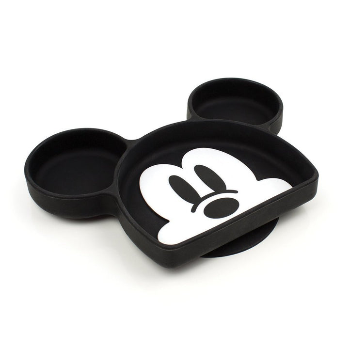 Bumkins Silicone Grip Dish Disney Collection (Mickey Mouse)-Feeding-Bumkins-024635 MM-babyandme.ca