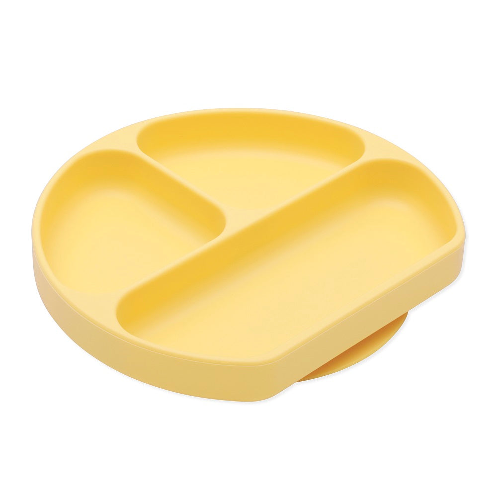 Bumkins Silicone Grip Dish (Pineapple)-Feeding-Bumkins-024635 PA-babyandme.ca