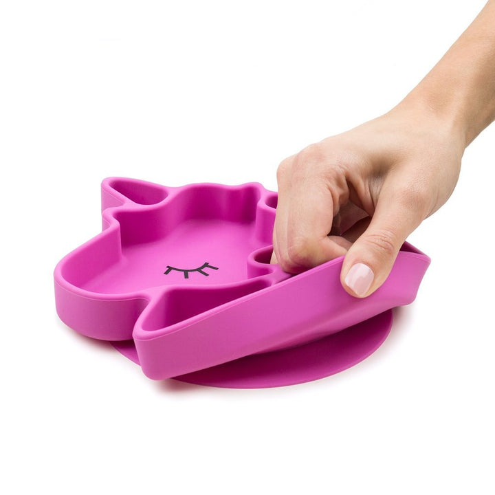 Bumkins Silicone Grip Dish Special Edition (Unicorn)-Feeding-Bumkins-024635 UN-babyandme.ca