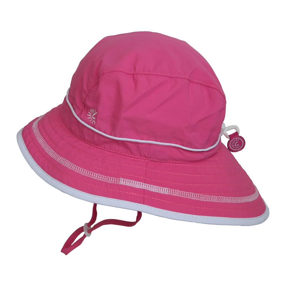Calikids S1716 UV Beach Hat (Hot Pink)-Apparel-Calikids--babyandme.ca