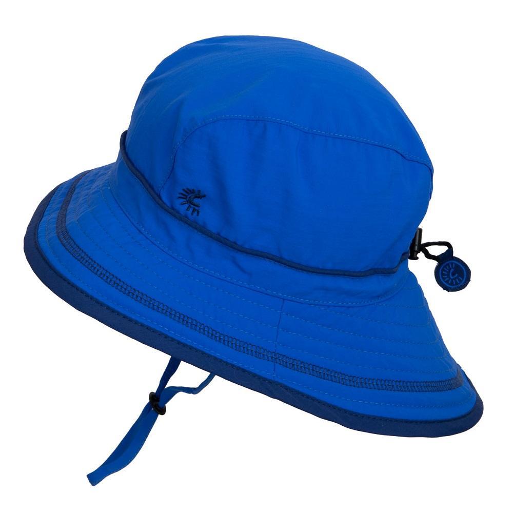 Calikids S1716 UV Beach Hat (Nautical Blue)-Apparel-Calikids--babyandme.ca