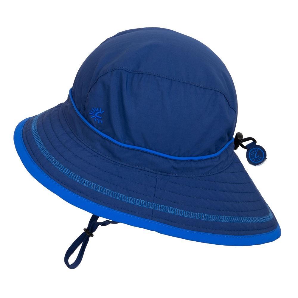 Calikids S1716 UV Beach Hat (Navy Peony)-Apparel-Calikids--babyandme.ca