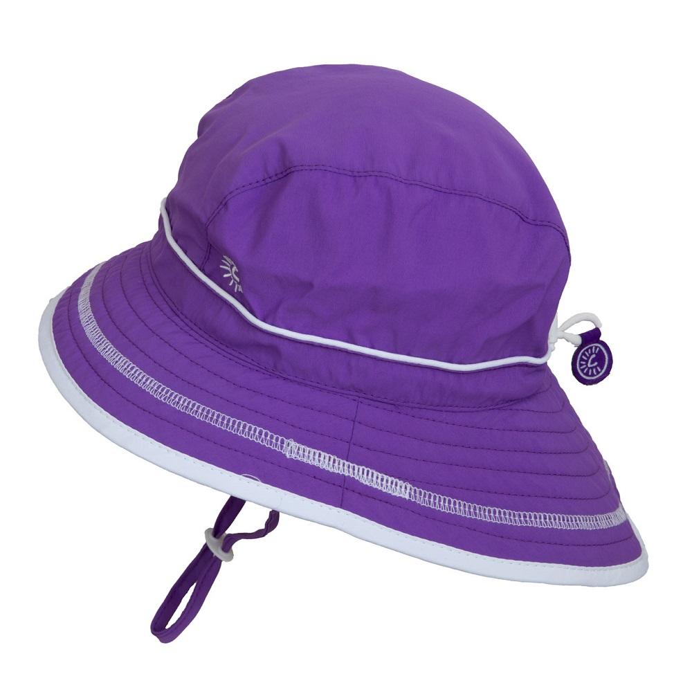 Calikids S1716 UV Beach Hat (Purple)-Apparel-Calikids--babyandme.ca