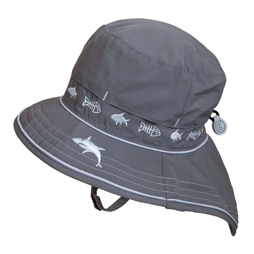 Calikids S2017 Vented UV Hat (Granite)-Apparel-Calikids--babyandme.ca