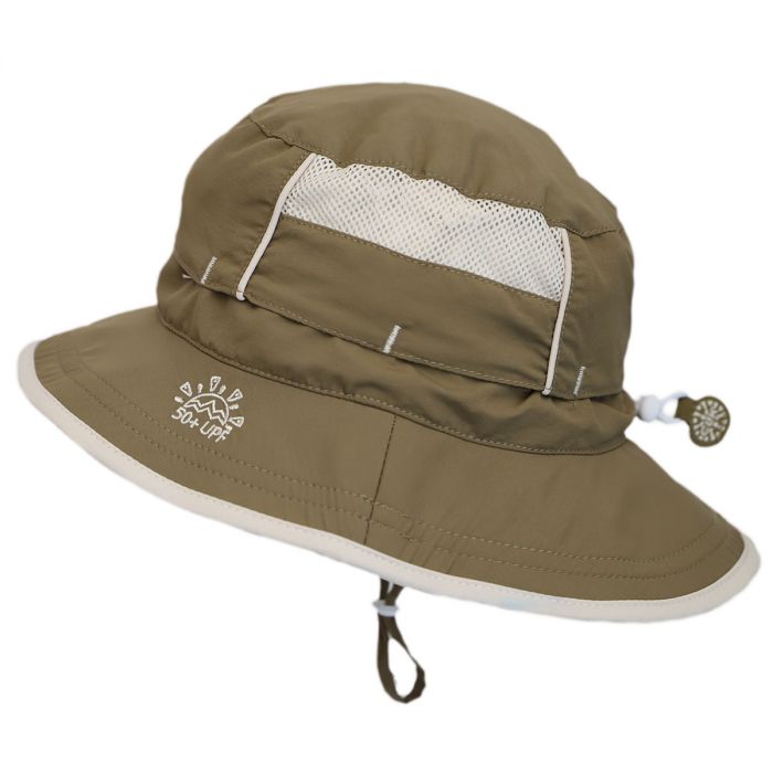 Calikids S2119 UV Vented Bucket Hat (Oak)-Apparel-Calikids--babyandme.ca
