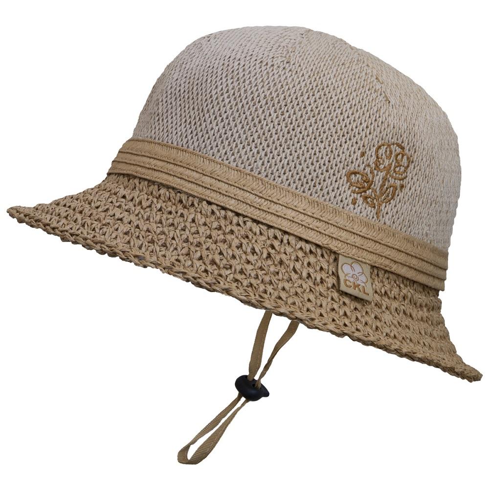 Calikids S2120 Straw Beach Hat (Tan)-Apparel-Calikids--babyandme.ca