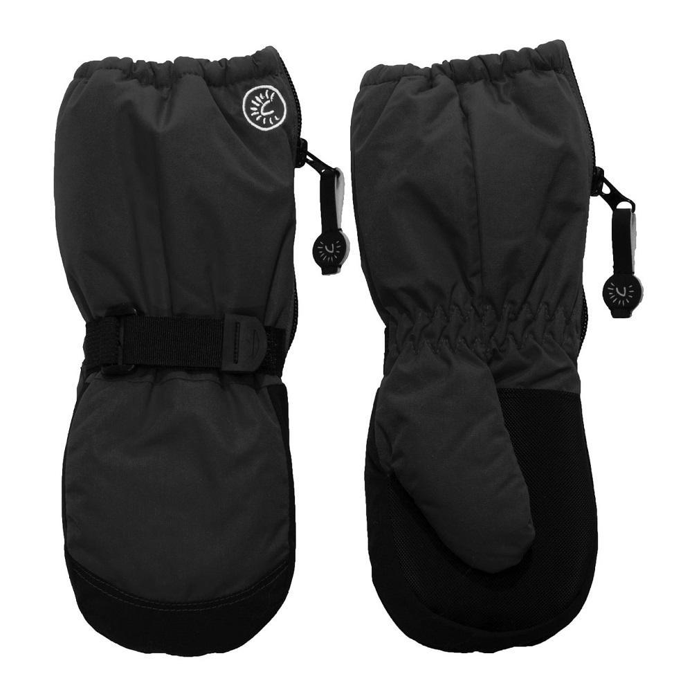 Calikids W0125 Long Cuff Mitten (Black)-Apparel-Calikids--babyandme.ca