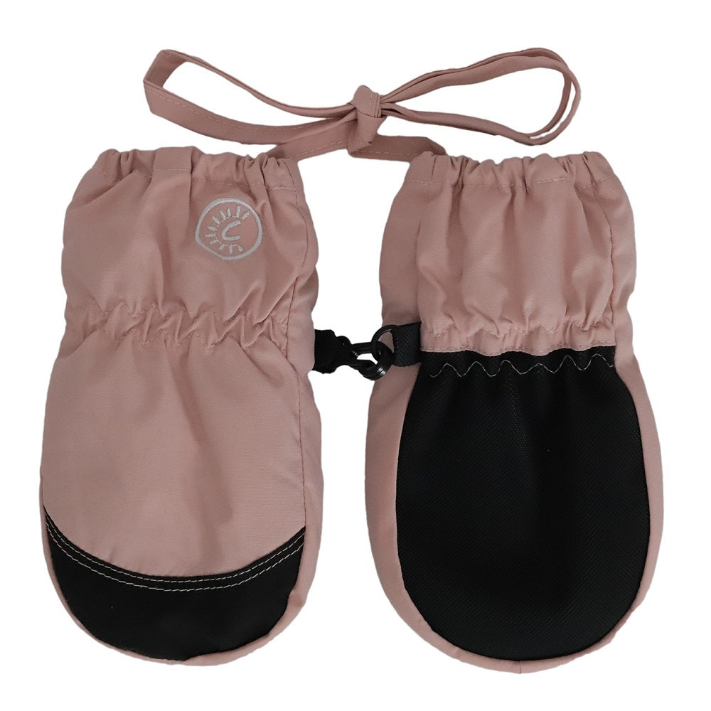 Calikids W0129 Baby Mitt with String (Rose)-Apparel-Calikids-6-12 Months-025680 RS INF-babyandme.ca