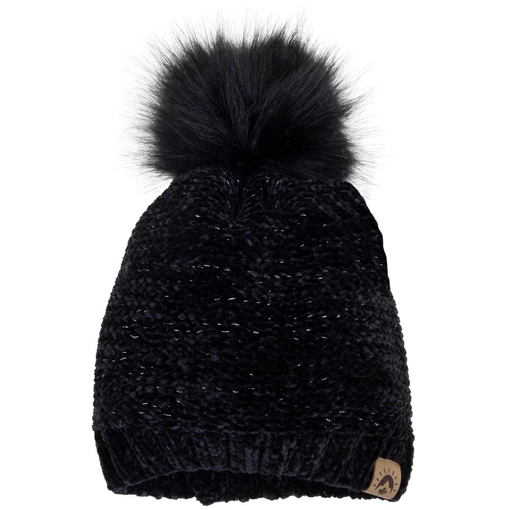 Calikids W2020 Knit Chenille Winter Hat (Black)-Apparel-Calikids--babyandme.ca