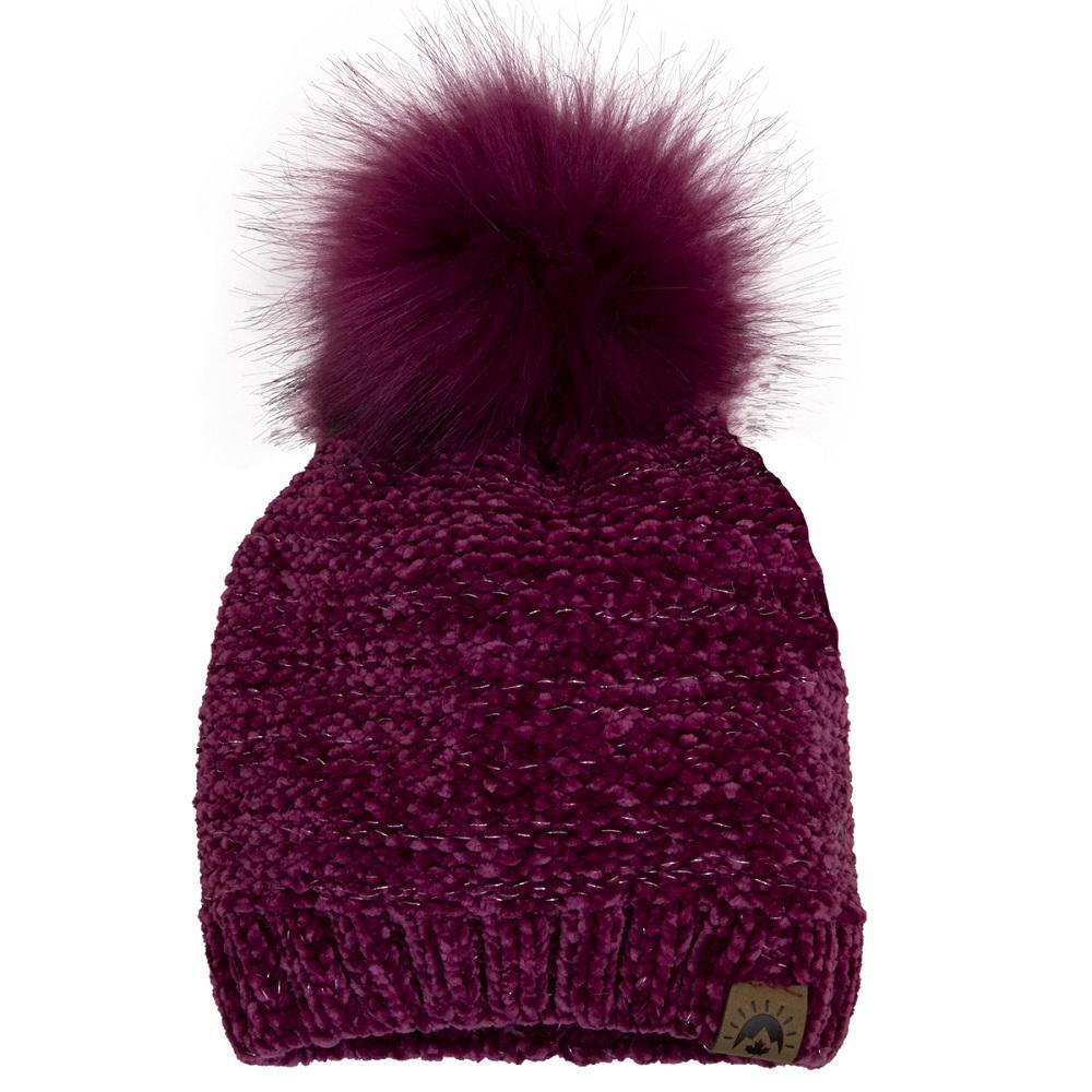 Calikids W2020 Knit Chenille Winter Hat (Magenta)-Apparel-Calikids--babyandme.ca