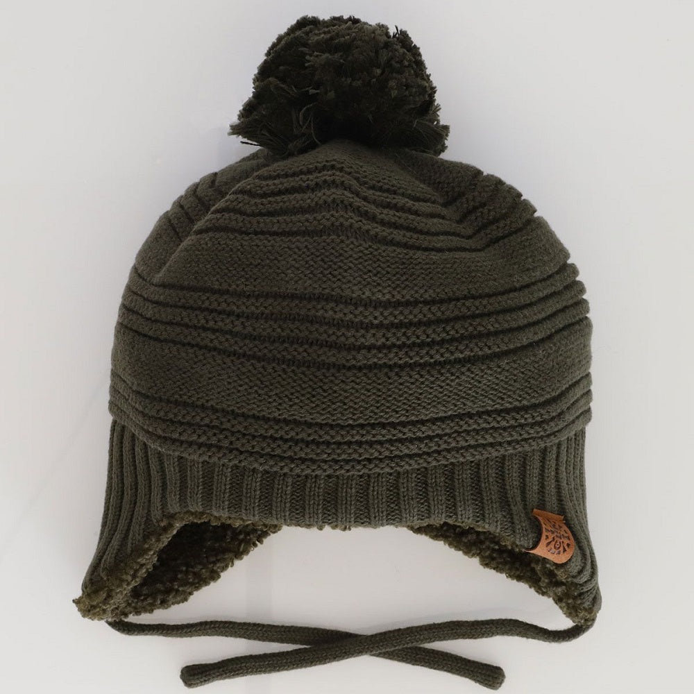 Calikids W2025 Cotton Knit Winter Hat (Olive)-Apparel-Calikids--babyandme.ca