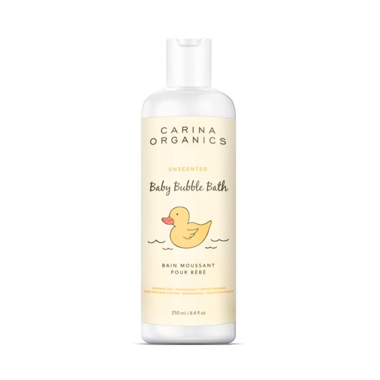 Carina Organics Baby Bubble Bath Unscented (250 ml)-Health-Carina Organics-026561 UN-babyandme.ca