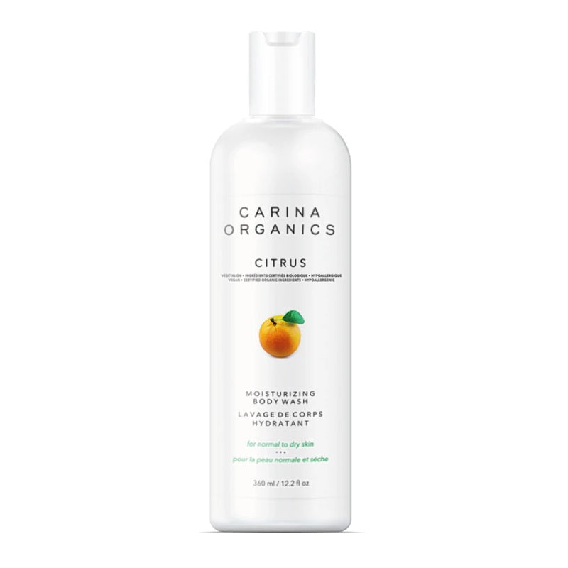 Carina Organics Body Wash Citrus (360ml)-Health-Carina Organics-030980 CT-babyandme.ca