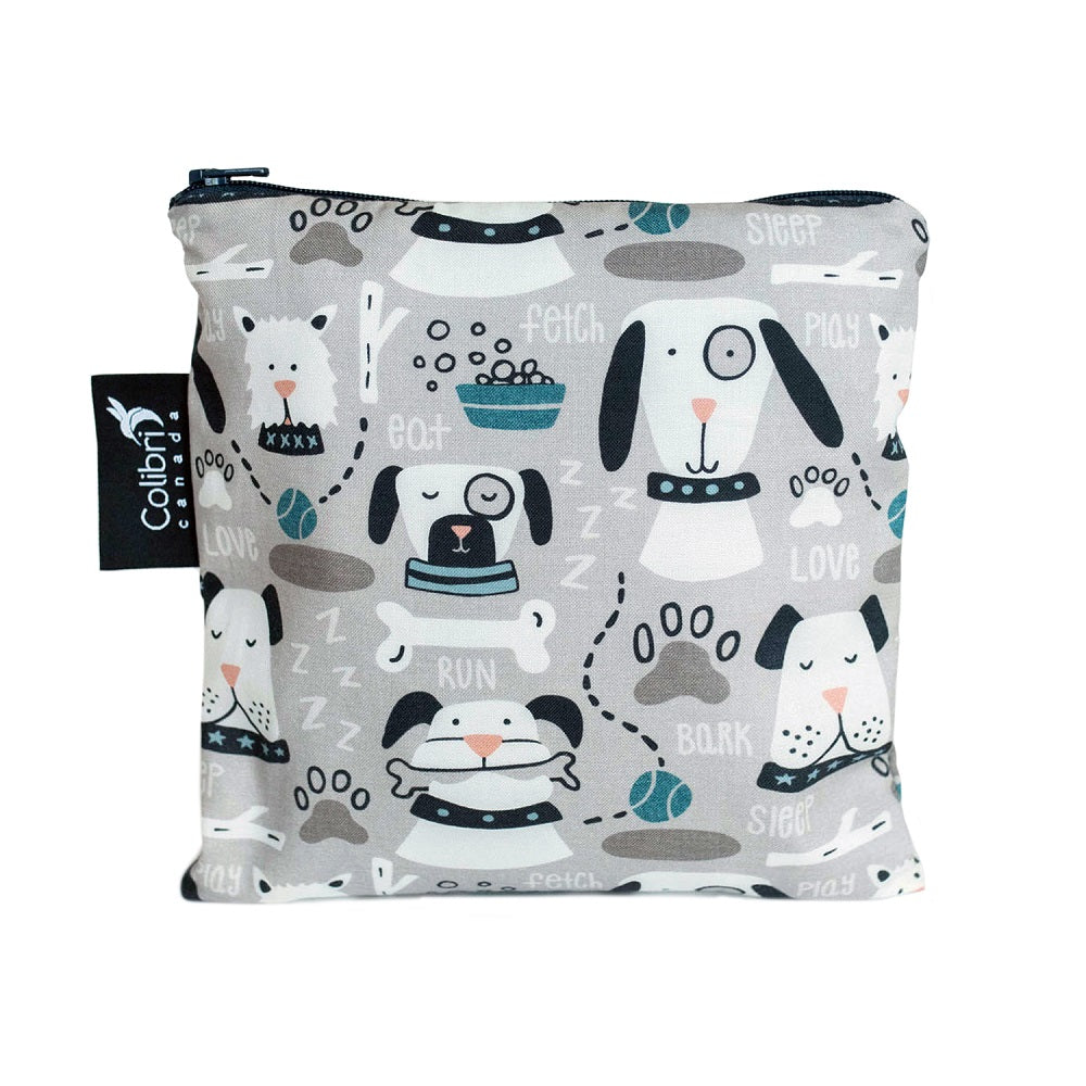 Colibri Reusable Snack Bag Large (Go Fetch)-Feeding-Colibri-010325 DO-babyandme.ca