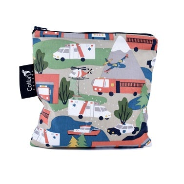 Colibri Reusable Snack Bag Large (Mountain Rescue)-Feeding-Colibri-010325 MR-babyandme.ca