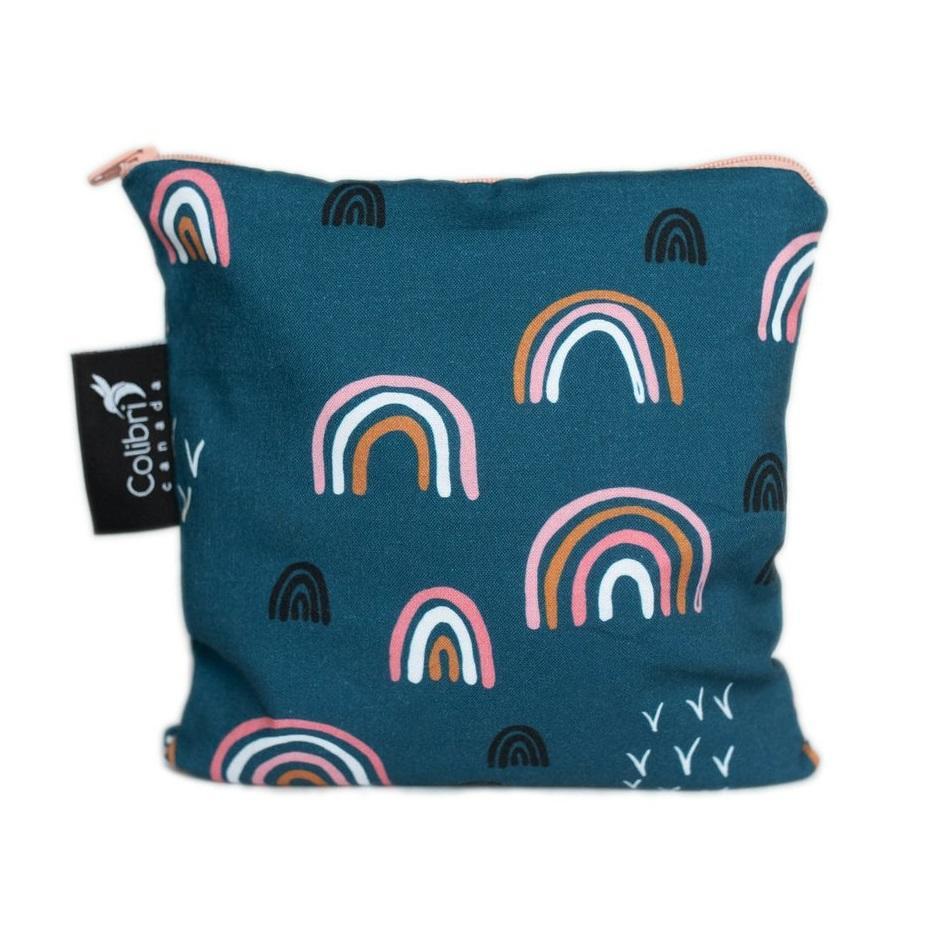 Colibri Reusable Snack Bag Large (Rainbow)-Feeding-Colibri-010325 RB-babyandme.ca