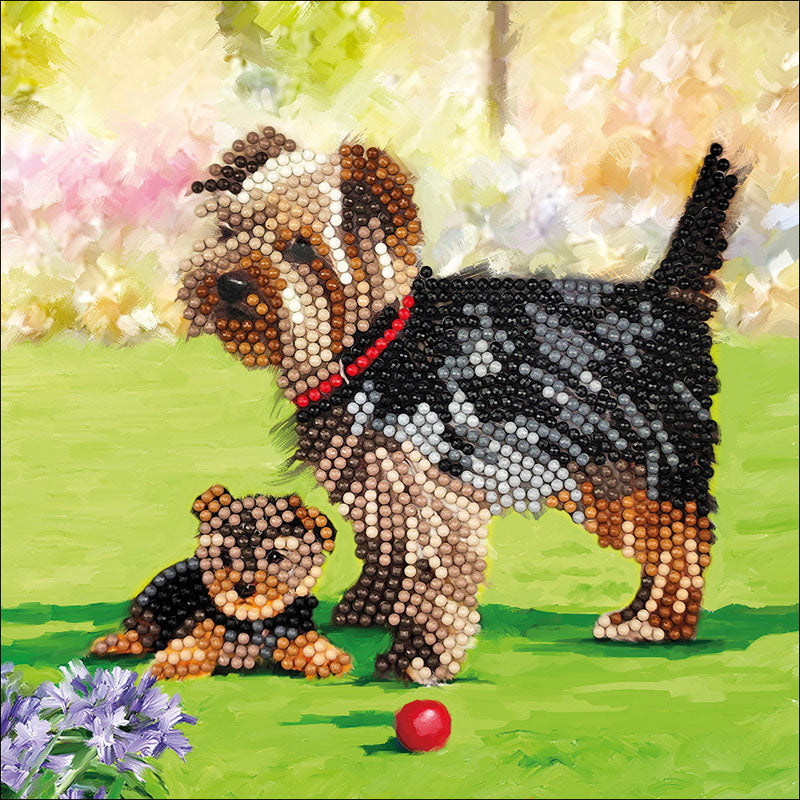Craft Buddy DIY Crystal Art Card Kit (Dogs)-Toys & Learning-Craft Buddy-031177 DOG-babyandme.ca