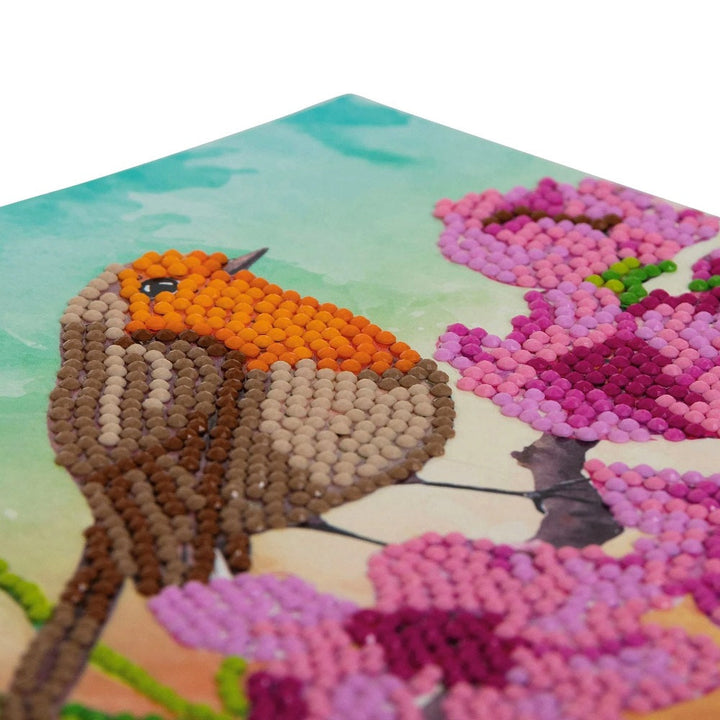 Craft Buddy DIY Crystal Art Card Kit (Robin)-Toys & Learning-Craft Buddy-031177 RO-babyandme.ca