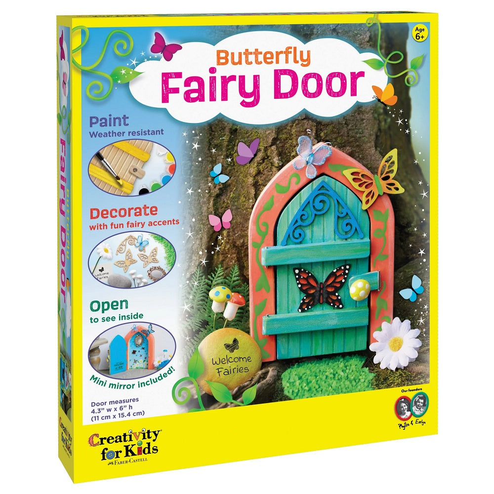 Creativity for Kids Butterfly Fairy Door-Toys & Learning-Creativity for Kids-031198 BF-babyandme.ca