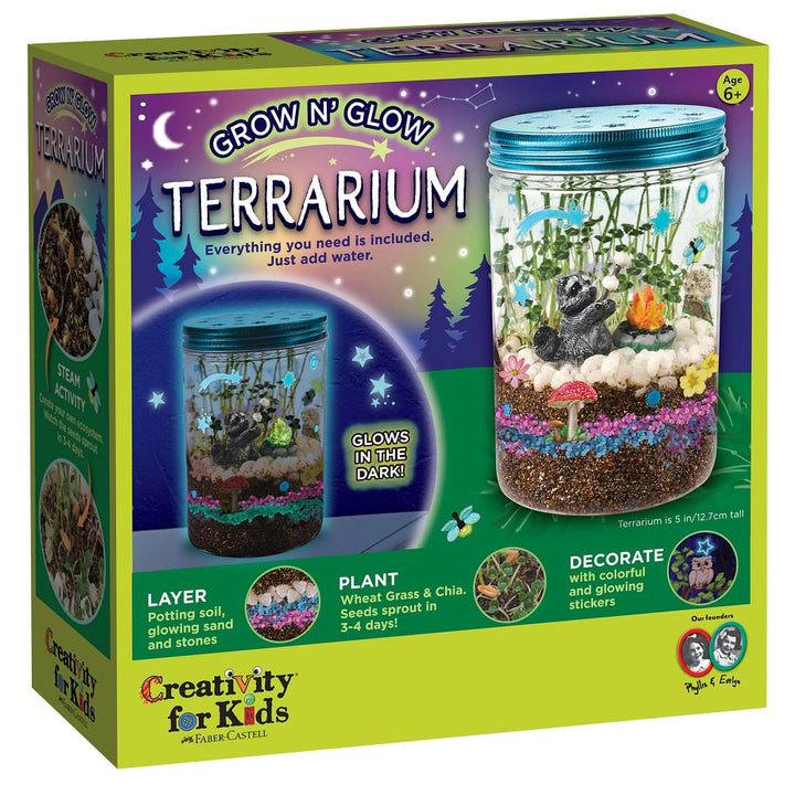 Creativity for Kids Grow N' Glow (Terrarium)-Toys & Learning-Creativity for Kids-031193 TE-babyandme.ca