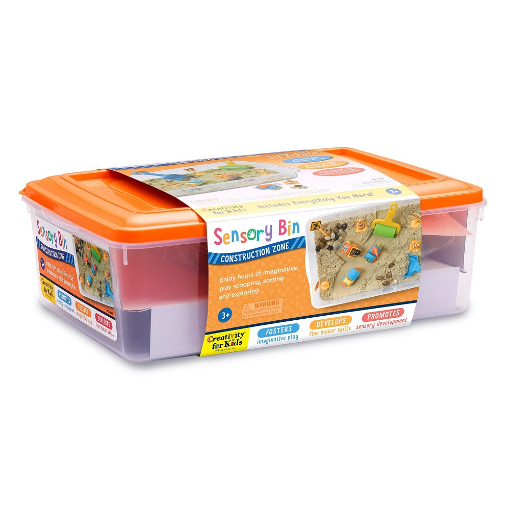 Creativity for Kids Sensory Bin (Construction Zone)-Toys & Learning-Creativity for Kids-031186 CZ-babyandme.ca