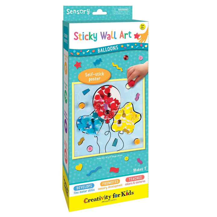 Creativity for Kids Sensory Sticky Wall Art (Balloons)-Toys & Learning-Creativity for Kids-031203 BA-babyandme.ca