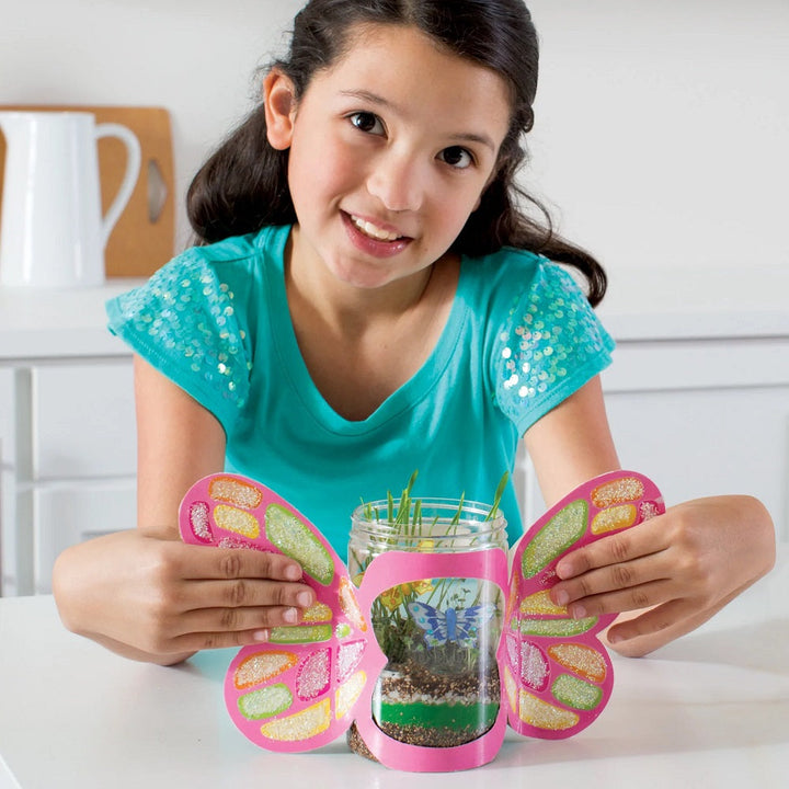 Creativity for Kids Sparkle N' Grow (Butterfly Terrarium)-Toys & Learning-Creativity for Kids-031194 BT-babyandme.ca