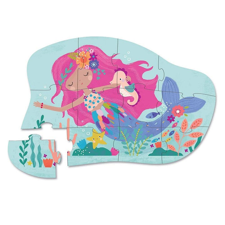 Crocodile Creek 12-Piece Mini Puzzle (Mermaid Dreams)-Toys & Learning-Crocodile Creek-009739 MD-babyandme.ca