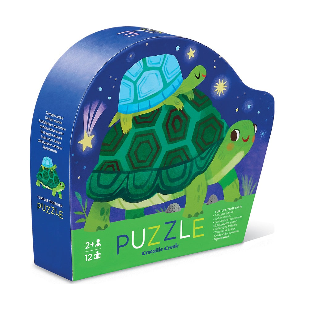 Crocodile Creek 12-Piece Mini Puzzle (Turtles Together)-Toys & Learning-Crocodile Creek-009739 TT-babyandme.ca