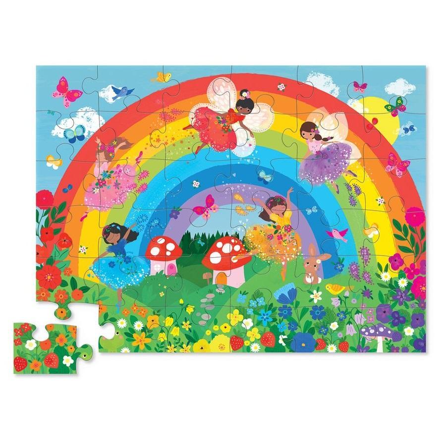 Crocodile Creek 36-Piece Floor Puzzle (Over The Rainbow)-Toys & Learning-Crocodile Creek-009741 OR-babyandme.ca