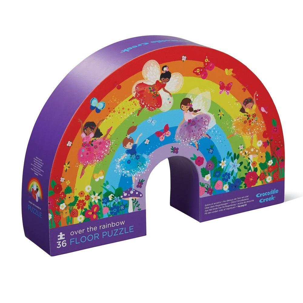 Crocodile Creek 36-Piece Floor Puzzle (Over The Rainbow)-Toys & Learning-Crocodile Creek-009741 OR-babyandme.ca