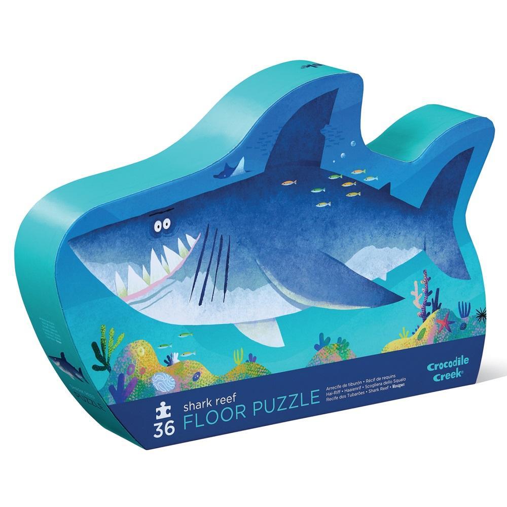 Crocodile Creek 36-Piece Floor Puzzle (Shark Reef)-Toys & Learning-Crocodile Creek-009741 SR-babyandme.ca