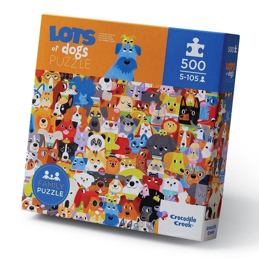 Crocodile Creek 500-Piece Puzzle (Lots of Dogs)-Toys & Learning-Crocodile Creek-028110 LD-babyandme.ca