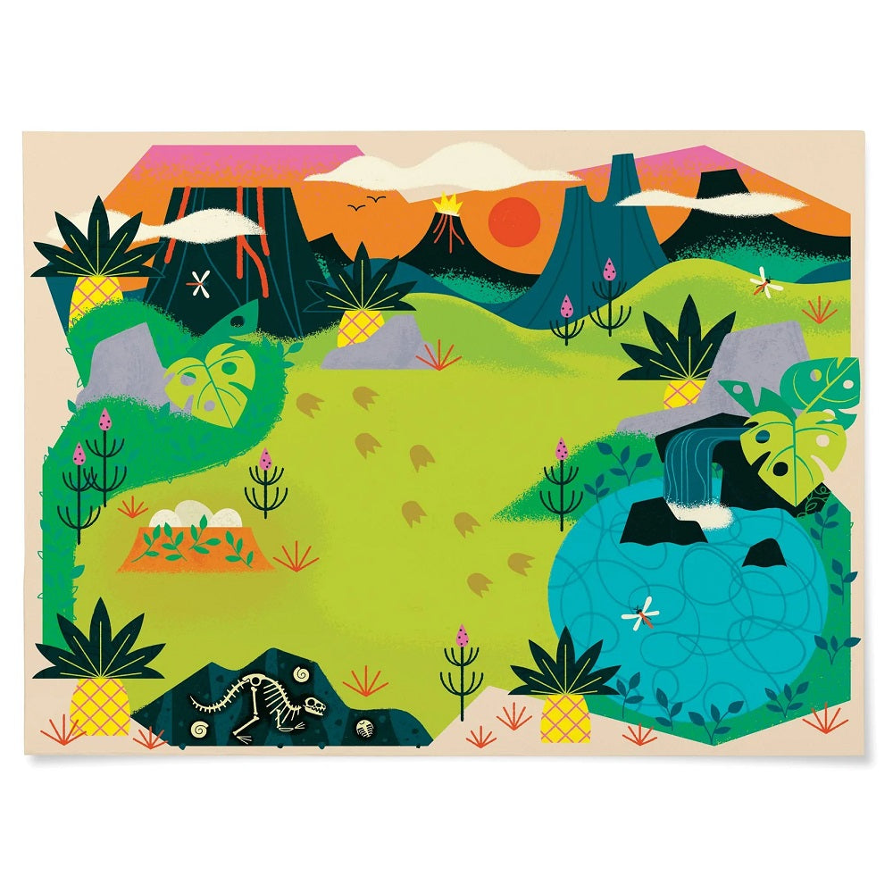 Crocodile Creek Colouring Stickers (Dinosaur)-Toys & Learning-Crocodile Creek-031504 DI-babyandme.ca