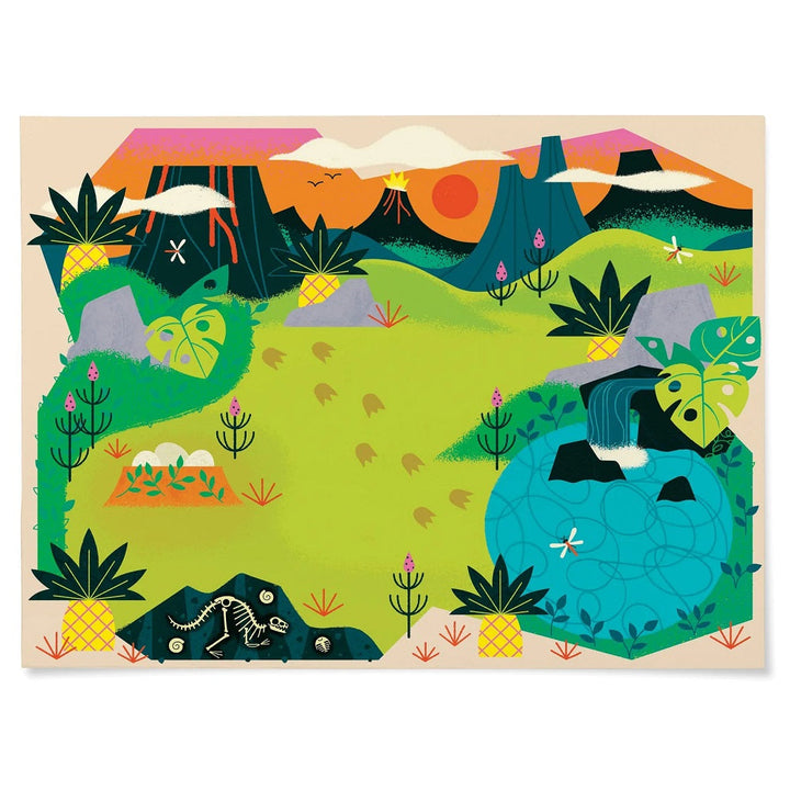 Crocodile Creek Colouring Stickers (Dinosaur)-Toys & Learning-Crocodile Creek-031504 DI-babyandme.ca