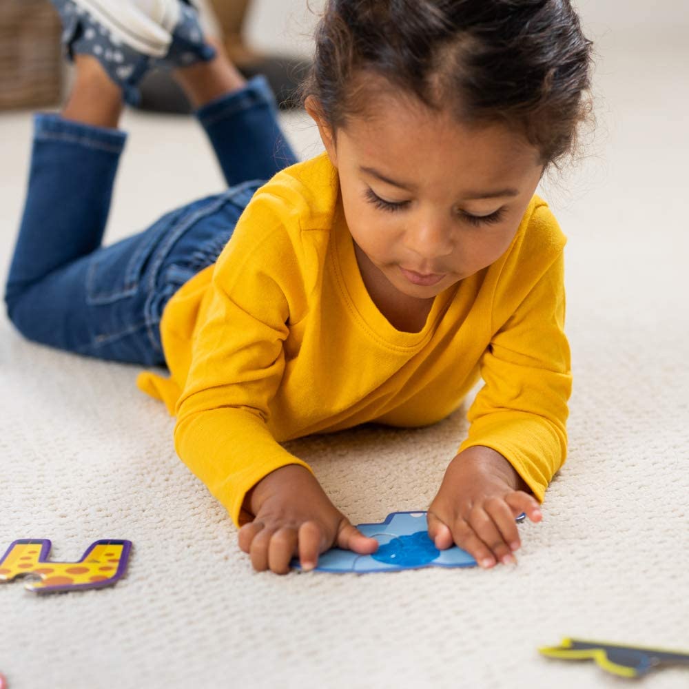 Crocodile Creek Let's Begin 2-Piece Puzzles (Jungle)-Toys & Learning-Crocodile Creek-027796 JG-babyandme.ca