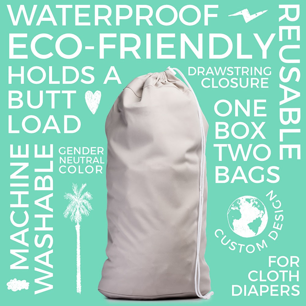 Dekor Cloth Diaper Liner 2-Pack (Grey)-Bath-Dekor-009214-babyandme.ca