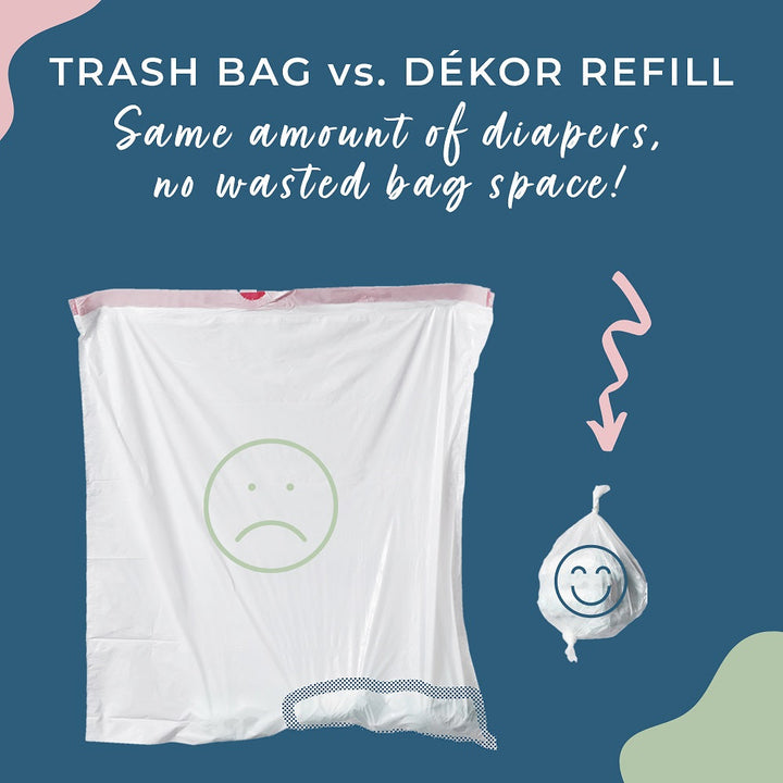 Dekor Plus Diaper Pail Biodegradable Refills (2-Pack)-Bath-Dekor-007613-babyandme.ca