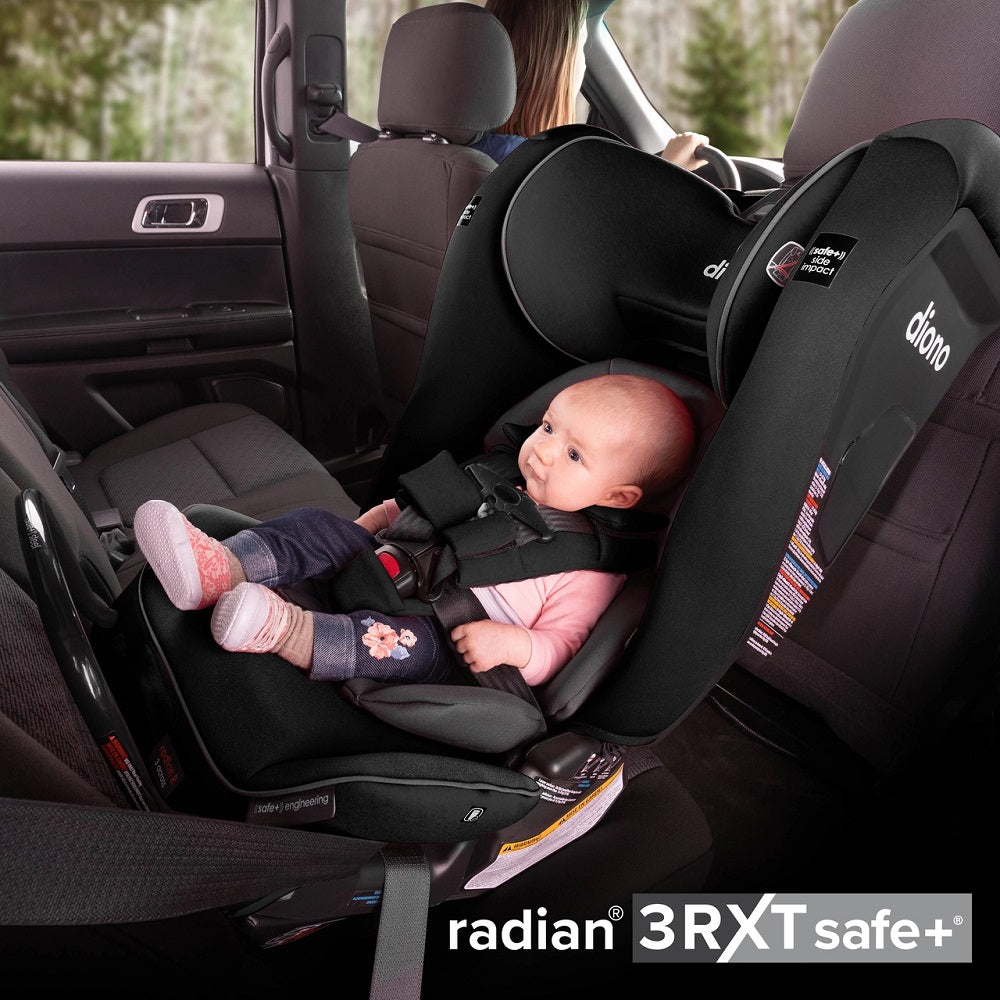 Diono Radian 3RXT Safe+ (Black Jet)-Gear-Diono-031027 BJ-babyandme.ca