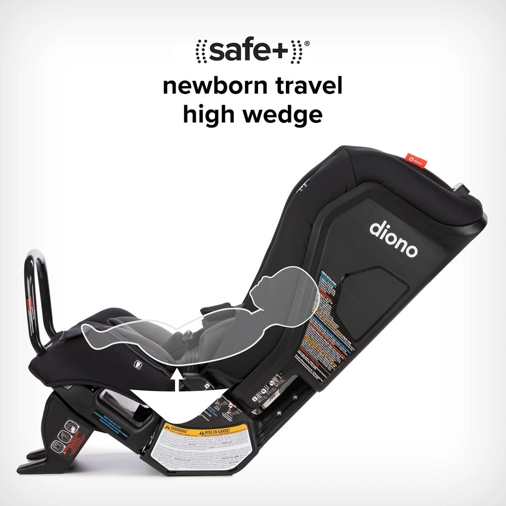 Diono Radian 3RXT Safe+ (Black Jet)-Gear-Diono-031027 BJ-babyandme.ca