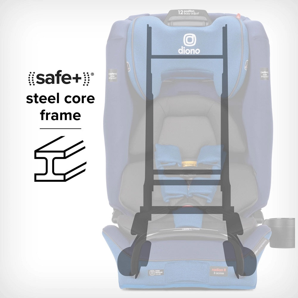 Diono Radian 3RXT Safe+ (Blue Sky)-Gear-Diono-031027 BS-babyandme.ca