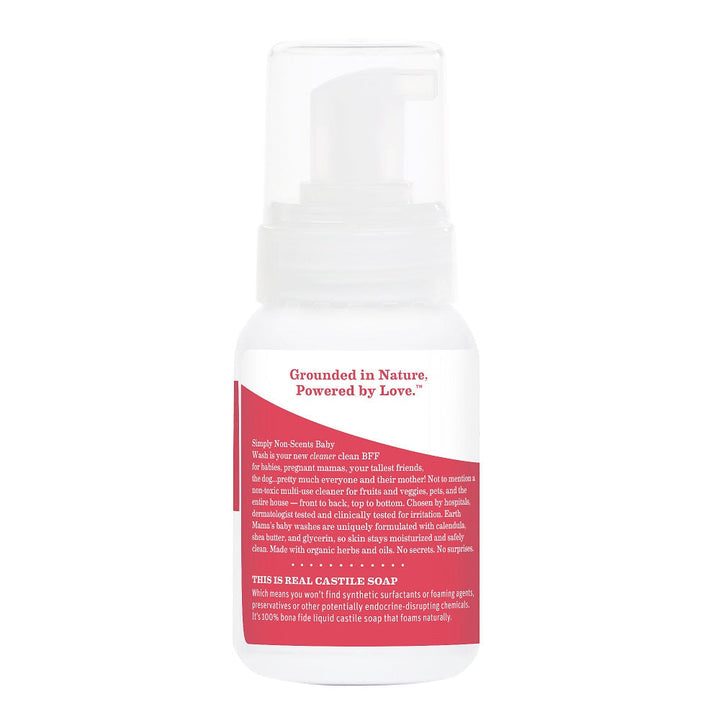 Earth Mama Natural Non-Scents Castile Baby Wash (160ml)-Health-Earth Mama Organics-024775 US-babyandme.ca