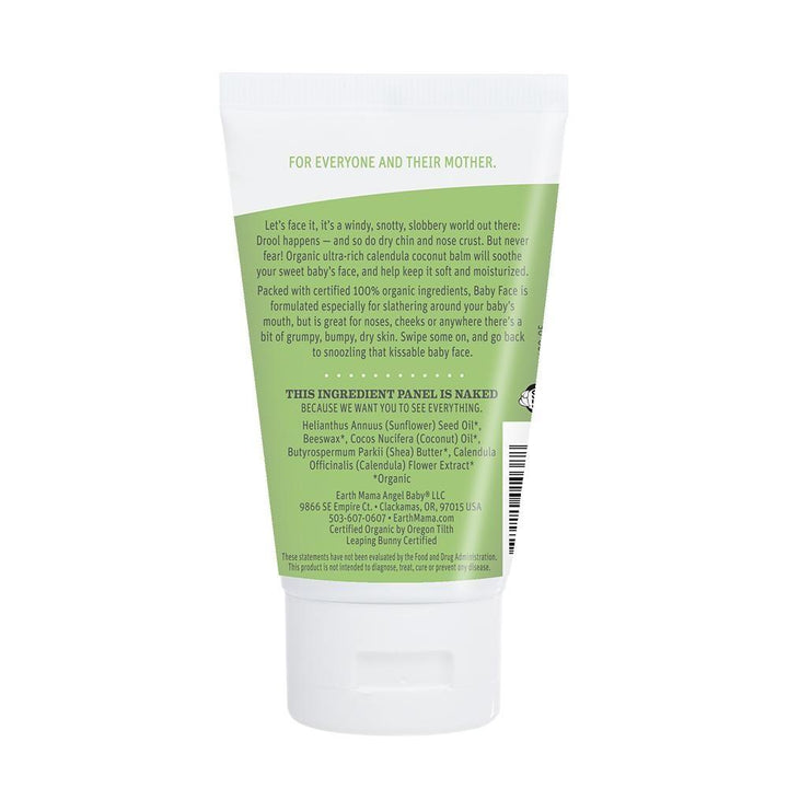 Earth Mama Organic Baby Face, Nose, & Cheek Balm (60ml)-Health-Earth Mama Organics-030550 60ml-babyandme.ca